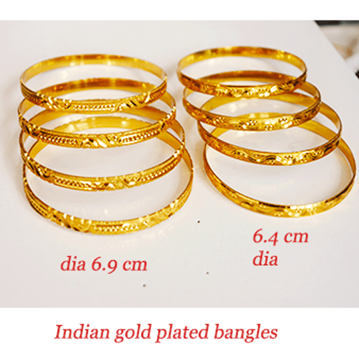 Copper gold plated bangles outlet