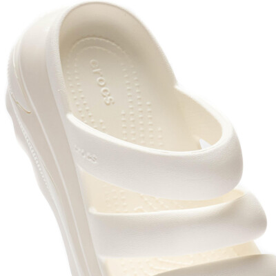 トリートメント alice New Womens CROCS MEGA CRUSH TRIPLE STRAP 209842-0WV CHALK