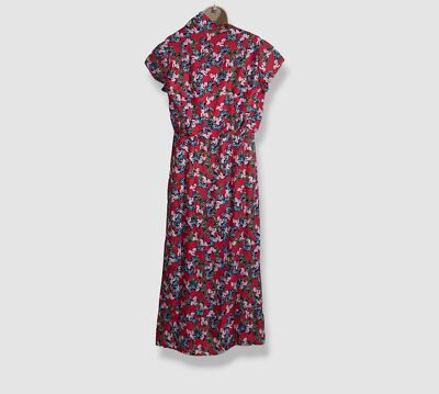 saloni pink floral dress Saloni Women's Lea Silk Dress - Pink - Size 2