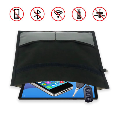 Signal Blocking RFID Shielding Privacy Protection Faraday Bag Pouch Wallet Case