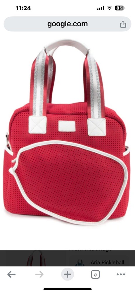Pickleball Bag By Bourk & Co Color Berry. Water Resistant. New Never Used.