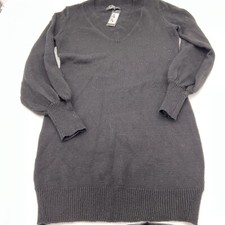 LULUS Cozy On Up Long Sleeve Sweater Mini Dress in Black Size Small NWT