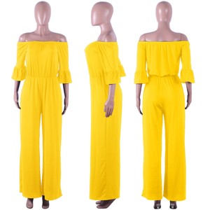 white long pants romper