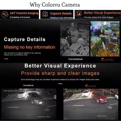 HIKVISION CCTV SECURITY SYSTEM 5MP AUDIO MIC CAMERA ColorVu Outdoor Night Vision - Picture 7 of 32