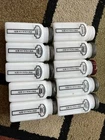 Vintage Griffith's Milk Glass Spice Jars Bottles Set Of 10