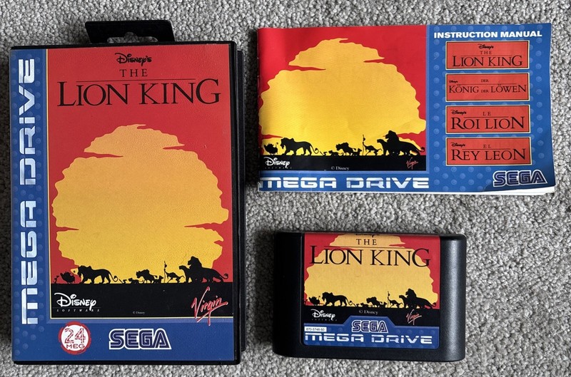 The Lion King Sega Mega Drive Game (Official Disney)