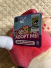 SDCC 2026 Exclusive UCC ROBLOX Adopt Me Strawberry Bat Dragon Plush w/ *DLC CODE — photo 4