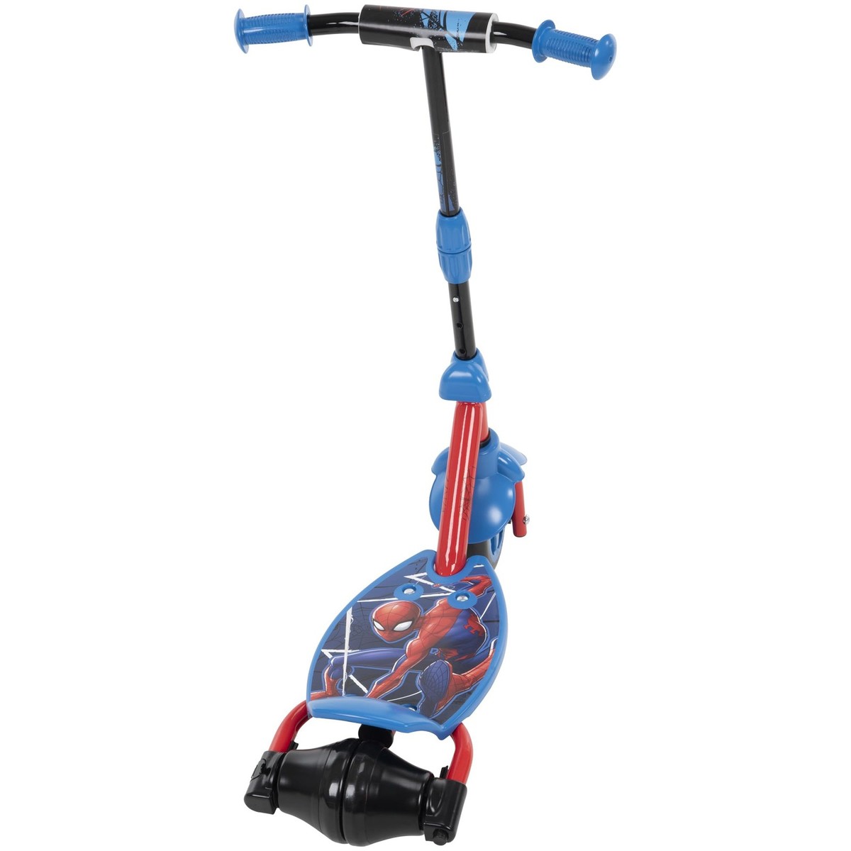 Huffy Spiderman – Trottinette électrique à Bulles – Siège Amovible – 4 Km/h – Dès 3 Ans – Rouge