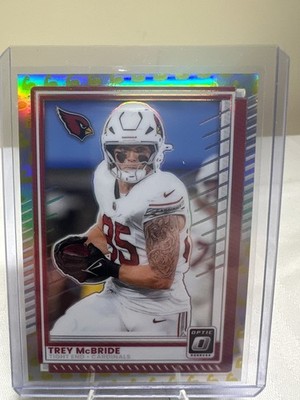Trey McBride 2025 Donruss Optic #74 Flex 132/199 Arizona Cardinals