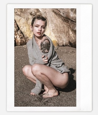 Art model Bradley Instax Wide Instant Film Print