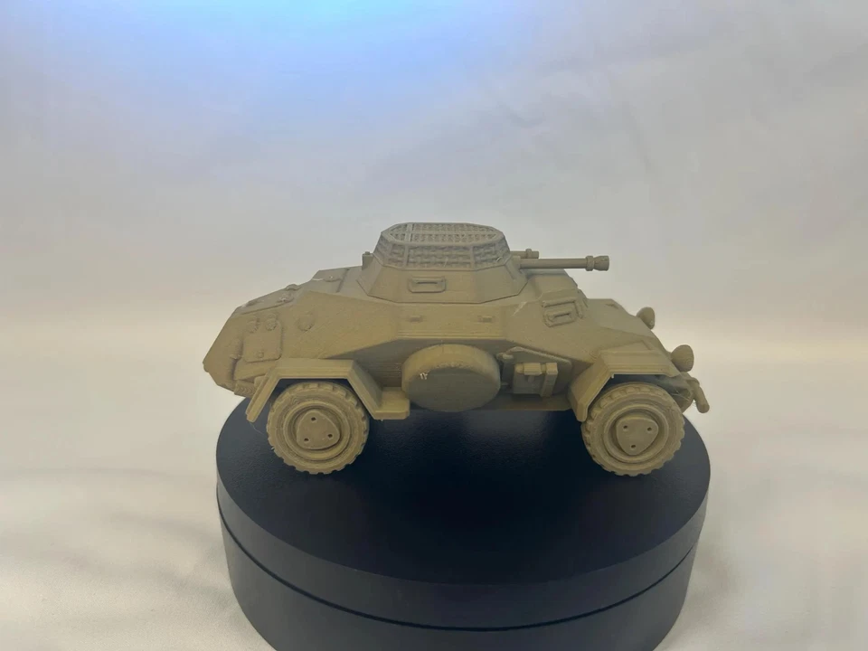 SdKfz 222 (x2) German Armored Car: WWII 1/32 Army Men Scale - Image 3 of 4