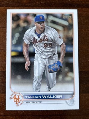 2022 TOPPS MLB Baseball #312 Taijuan Walker New York Mets