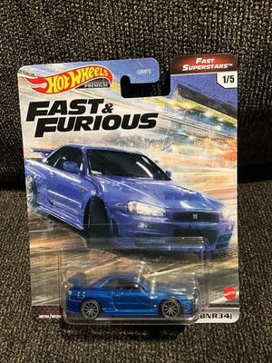 Hot Wheels Fast And Furious Premium Fast Super Stars Nissan Skyline GTR