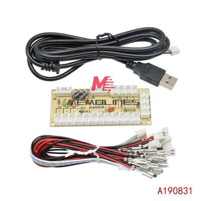  Delay Arcade USB Encoder PC to   Button f MAME Fight Stick Control #qm