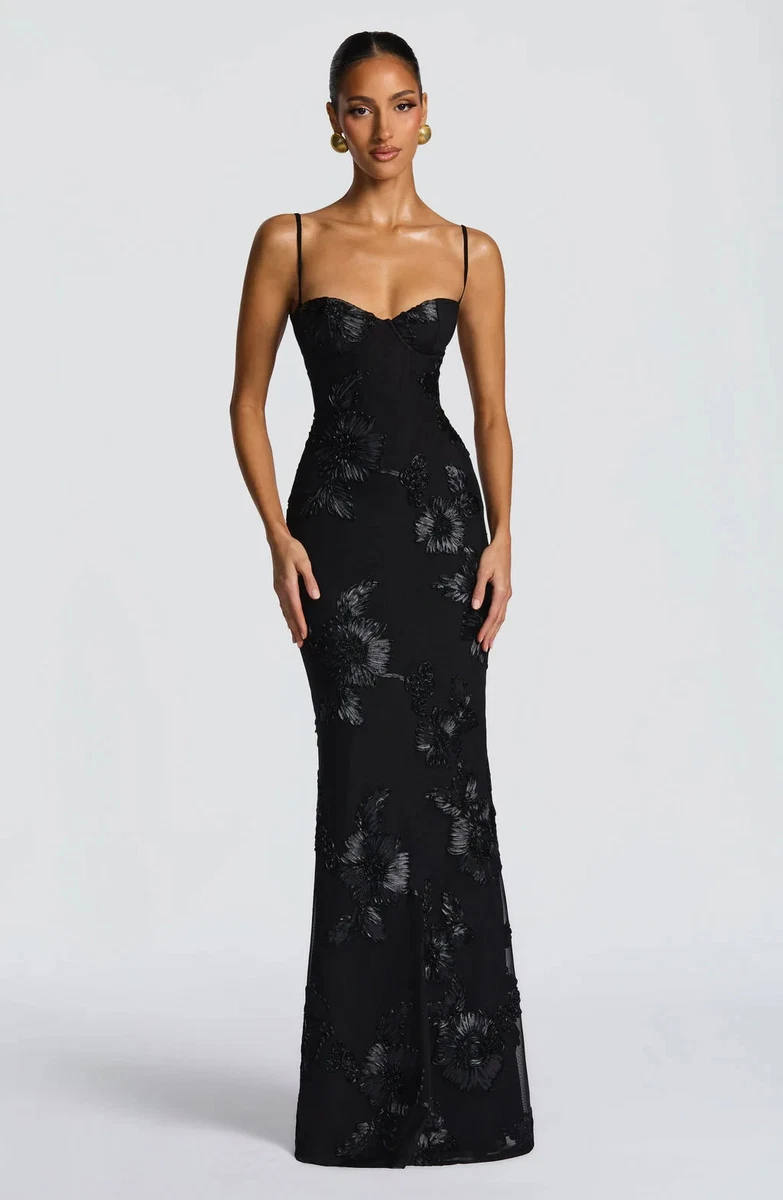 Black Formal Maxi Dresses for Women for sale | eBay UK