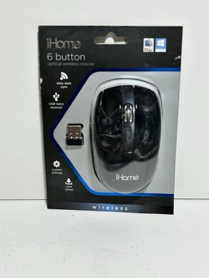 ihome 6 button optical mouse IH-BL-M680B MAC/Windows