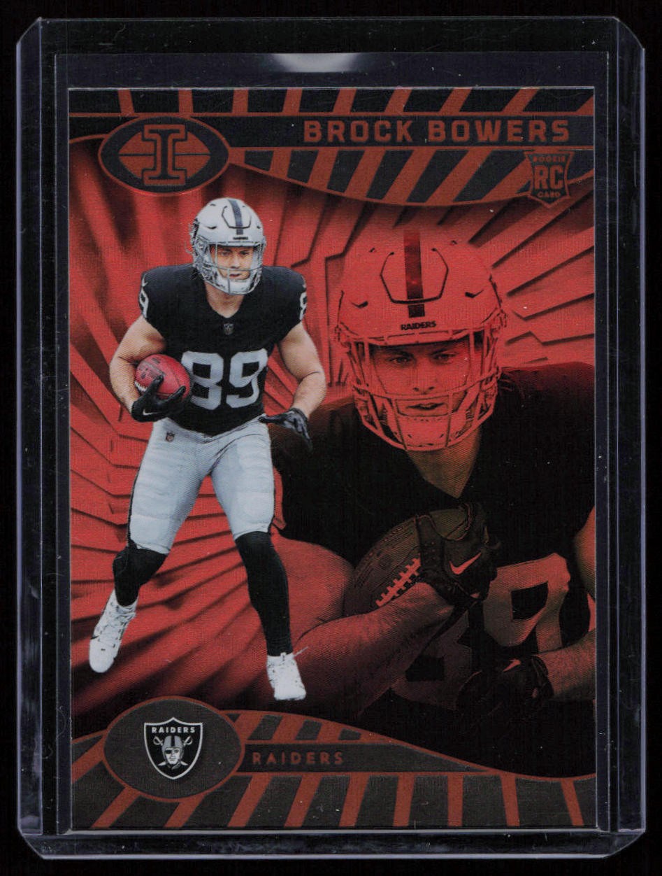 2024 Panini Illusions #47 Brock Bowers Orange Trophy Collection