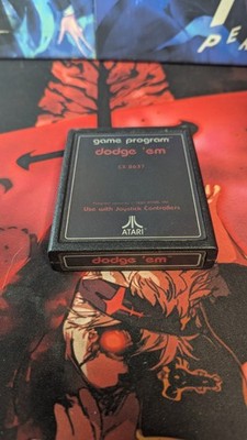 Dodge 'Em Text Label Game Program (Atari 2600 1978) Cartridge Only Tested Works