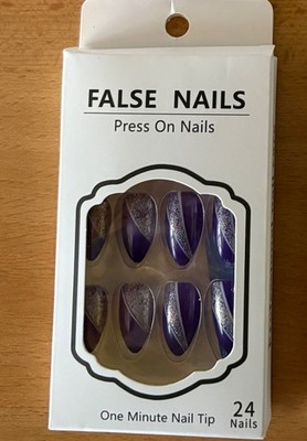 Press Ons Nails / 4 Sets Restnägel / 1 Set Neu / Almond / Ballerina...