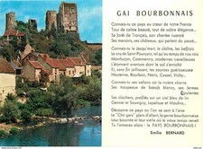 Carte Postale - 03 - Bourbonnais - Gai Bourbonnais - Poème de Emile Bernard - CP