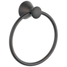 Delta 73846-RB Lahara Towel Ring Venetian Bronze Wall Mount Bathroom Hardware