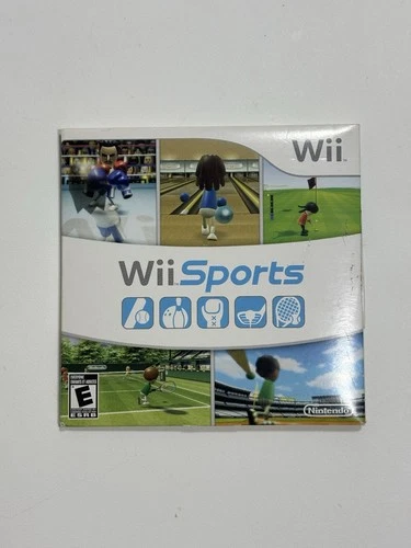 NINTENDO WII SPORTS IN CARDBOARD SLEEVE W/ MANUAL COMPLETE GAME