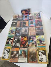 27 Vtg Outlaw Country Cassette Tape Lot Waylon John Cash Hank Williams Jr  Sr.