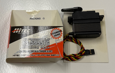 New Hitec HS-5955TG HS5955 5955 Titanium Geared RC Remote Control Airplane Servo