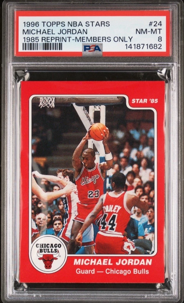 Topps Licensed Reprint Michael Jordan Basketball Sports Trading