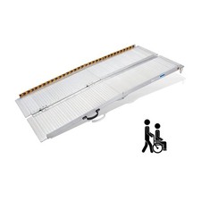 Gardhom Wheelchair Ramp 213.5cm Folding Ramoti 800lbs