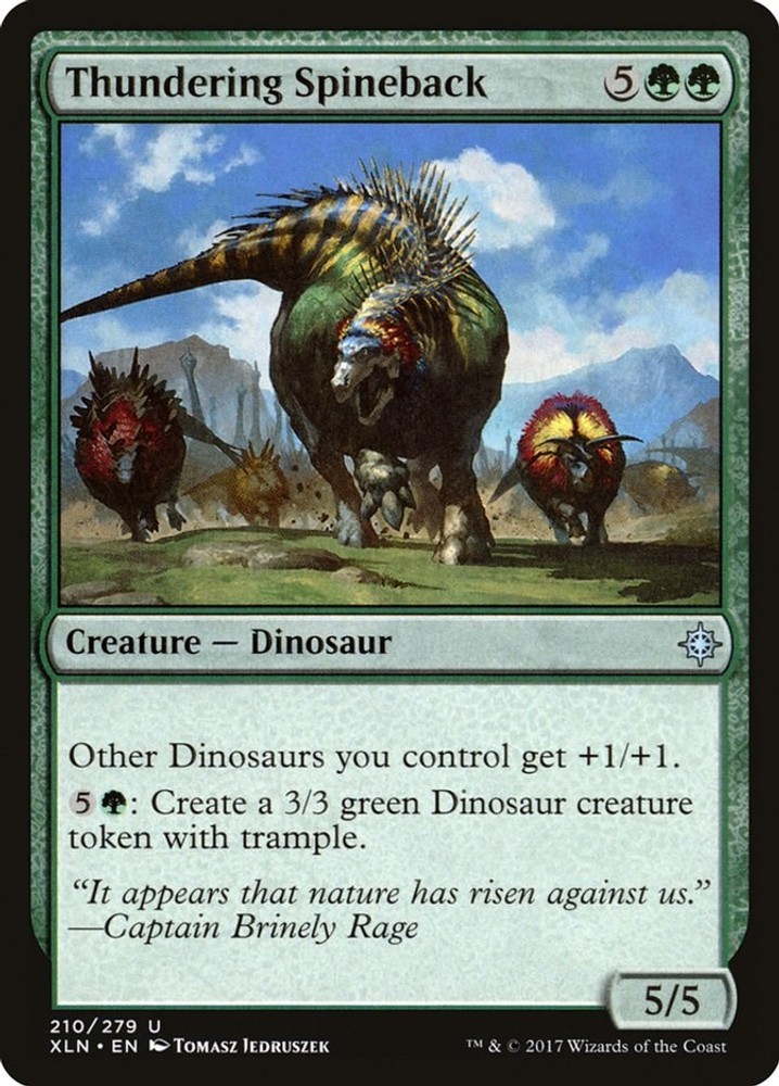 Thundering Spineback-210-NM-Ixalan-Magic