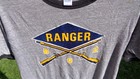RARE 1985 vintage US Army Infantry Basic Training PT uniform t-shirt RANGERS — photo 2