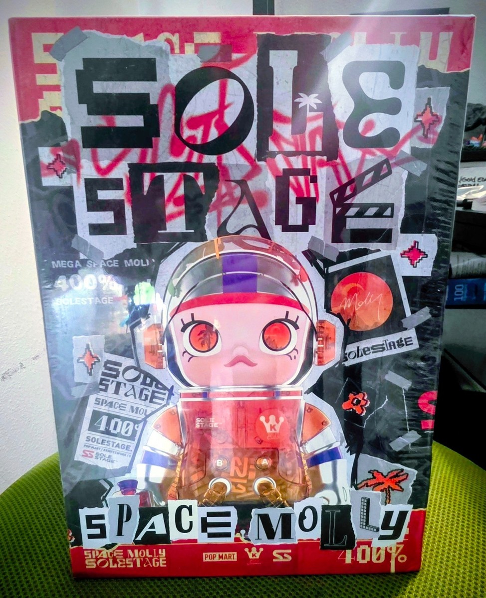 POPMART 400% Mega Space Molly Sole Stage | eBay