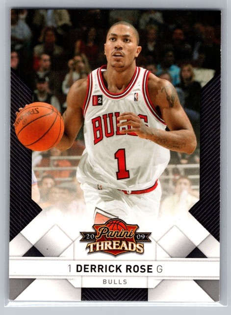 2009-10 Panini Threads #44 Derrick Rose Chicago Bulls