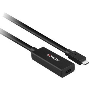 Lindy 5M USB 3.2 Gen 2 C/C Active Extension. Kabellänge: 5 m. Stecker 1: USB