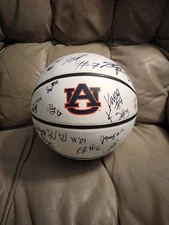 2025-26 Auburn Tigers Team Signed Logo Basketball Pettiford Hall Pearl 18 autos