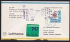 HONG KONG 1971 Lufthansa first flight cover to Athens - Greece.............E1529