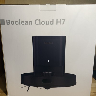 Boolean Cloud H7+ Robot Vacuum, Color Black, NIB, Intelligent Cleaning