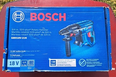 BOSCH GBH18V-20N - 18V 3/4 in. SDS Plus Rotary Hammer (Bare Tool)