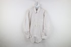 Deadstock Vintage 90s Streetwear Mens 15.5 32/33 Striped Button Down Shirt USA