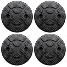 4pcs Lifting Pads Block Rubber For 2-post Lift Replacement Pads Car Lift Ramp