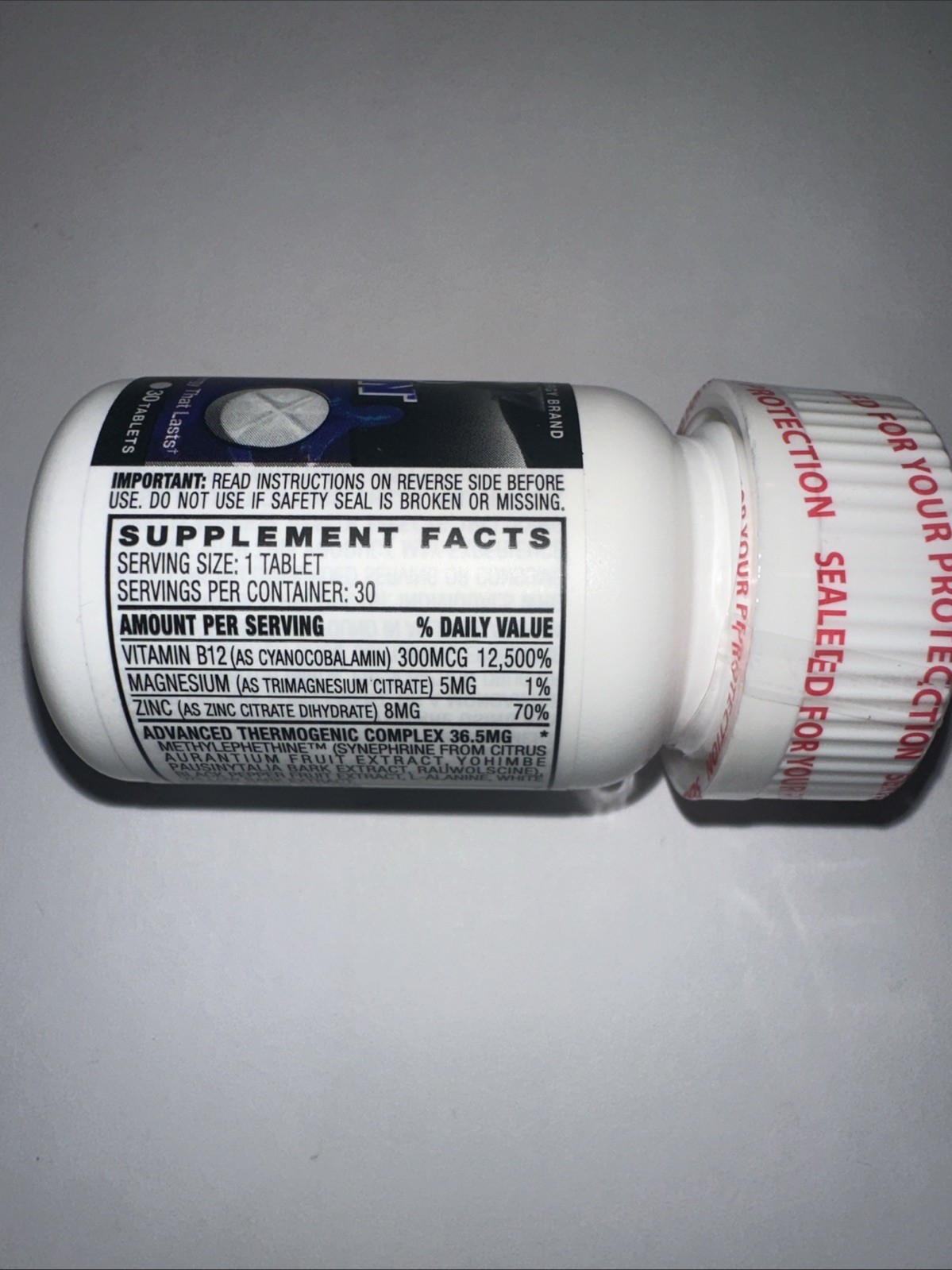 Rapid Action Extreme 2 Way Energy FOCUS MOOD Boost 1 SEALED Bottle 30ct NEW