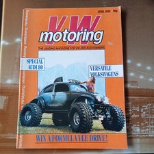 VW Motoring magazine April 1988 Volkswagen Golf Beetle Audi 80 