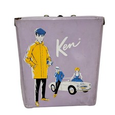 Vintage 1962 By Mattel, Inc Ken Doll Carrying truck Storage Case closet