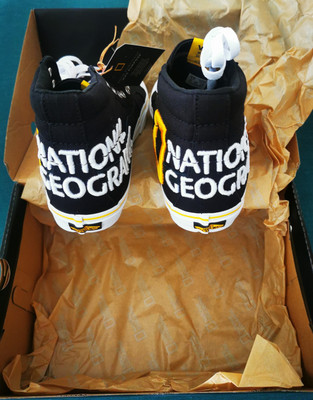 VANS X NATIONAL GEOGRAPHIC SK8-HI Reissue 138 Logo  SCHUHE UK 8 EU 42 CM 27