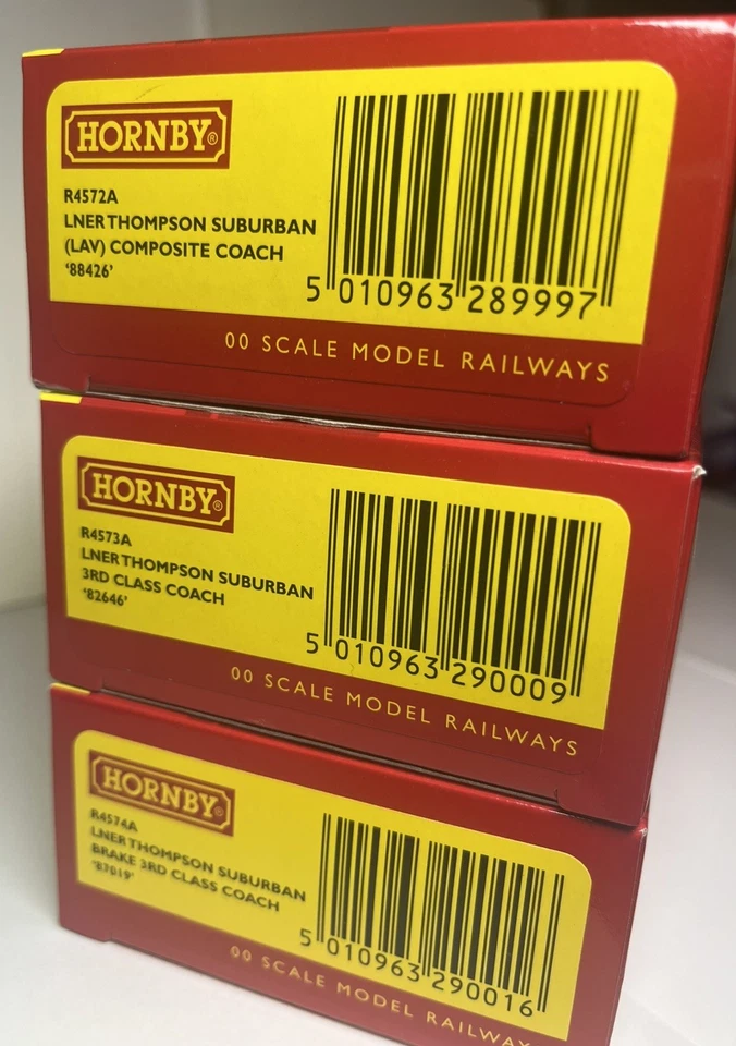 Hornby LNER Teak Thompson Suburban Coaches - Set Of 3 - Image 2 of 4