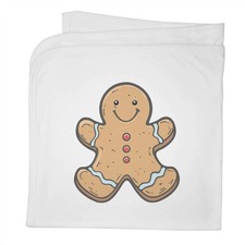 'Gingerbread Man' Cotton Baby Blanket / Shawl BY00047250 