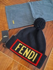 390€ FENDI new & tag beanie/hat...100% Wool