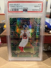 2023 Panini Select - Concourse Tommy DeVito #73 Dragon Scale Prizm /70 (RC)