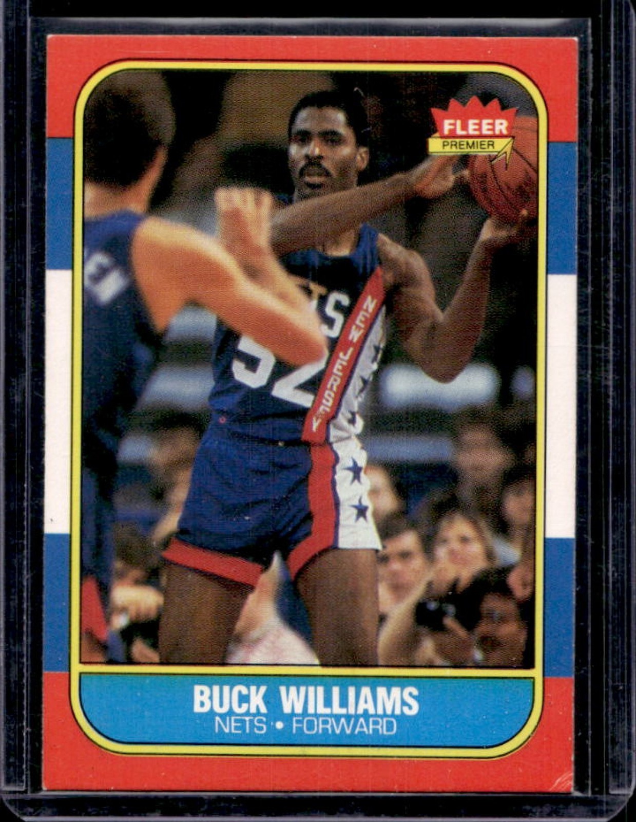 1986-87 Fleer Buck Williams Rookie RC #123 Nets
